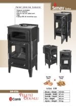 Peletli Odunlu Soba 3 Camlı (SM-026) - Görsel 5