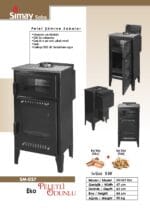 Peletli Odunlu Soba EKO (SM-027) - Görsel 2