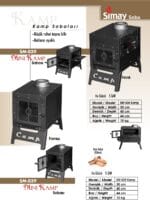 Mini Kamp Sobası Fırınlı (SM0-39) - Görsel 2